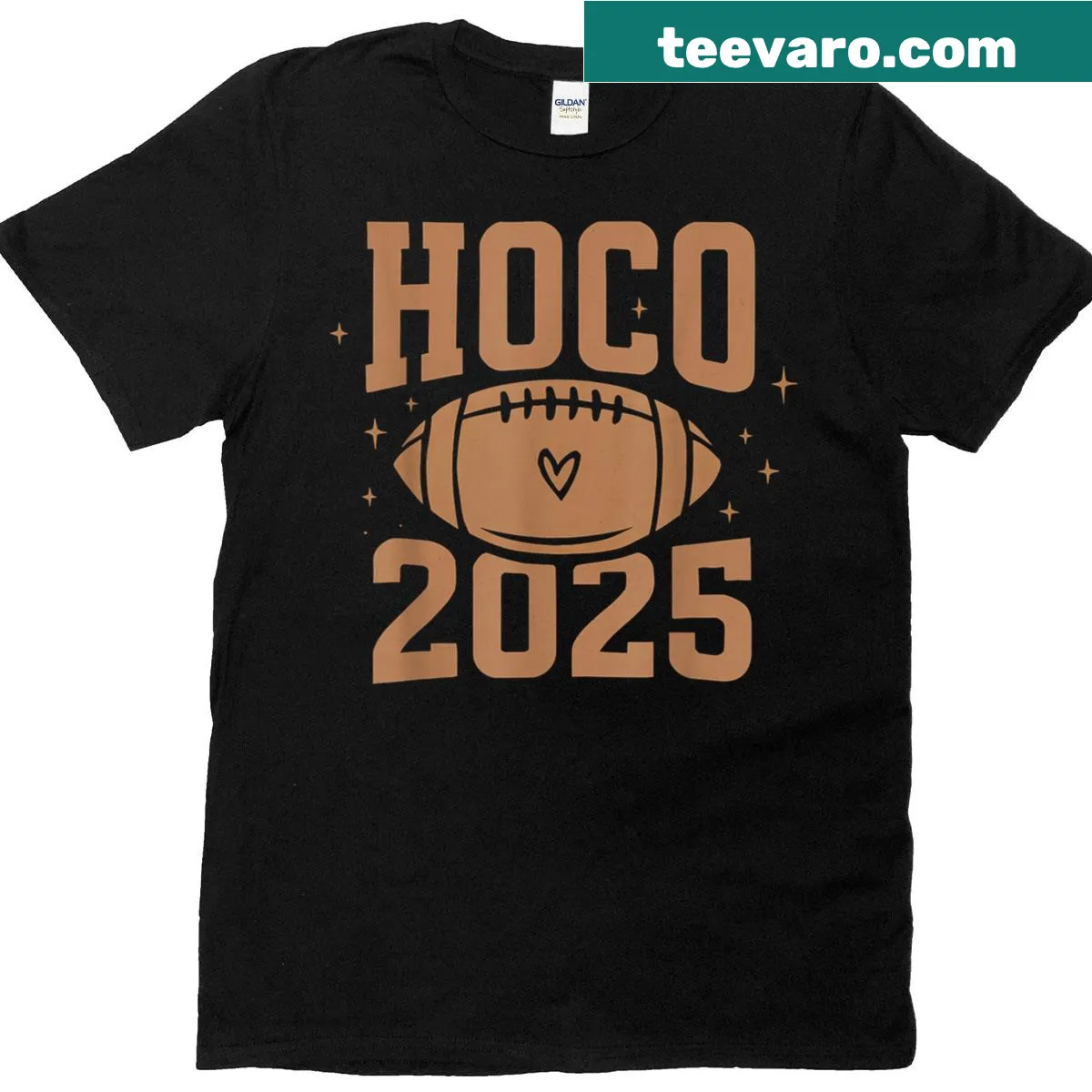 High school homecoming shirt with spirited text design for 2025 — on a men's t-shirt