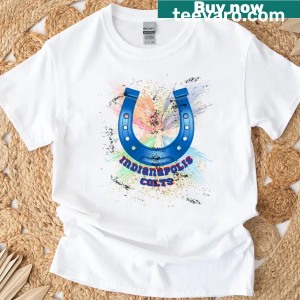 Indianapolis Colts T-shirt featuring team logo and colors
