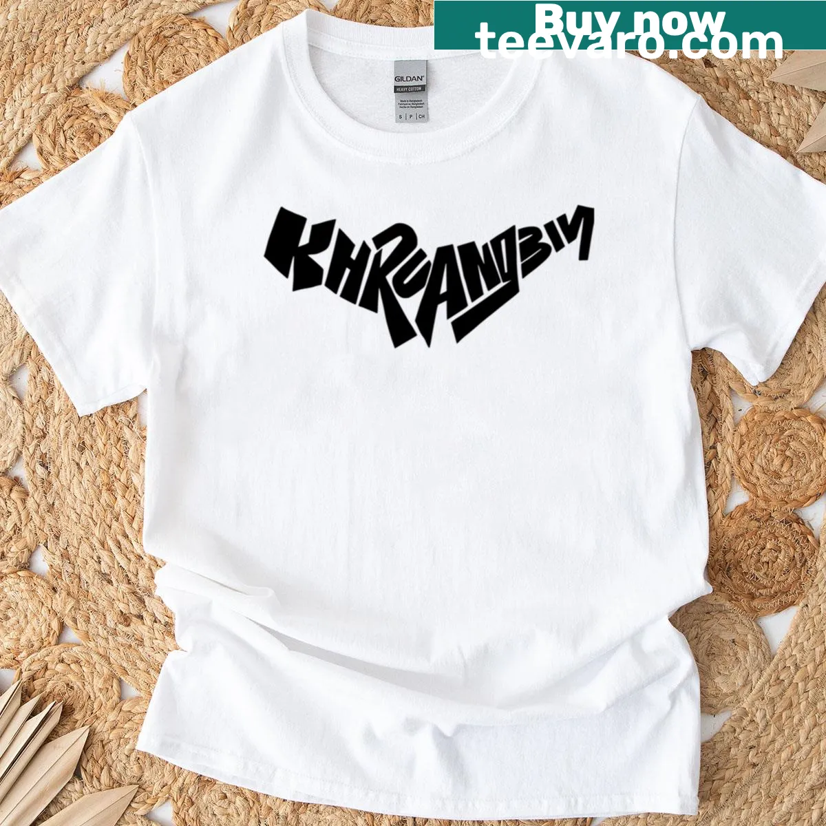 Khruangbin band graphic T-shirt — on a men's t-shirt