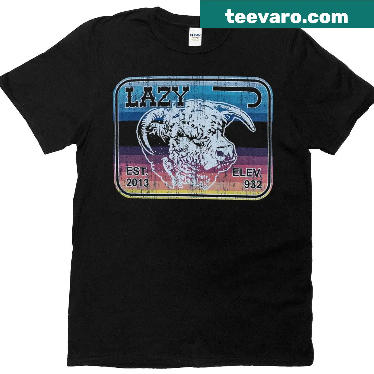 Nature-inspired ranch graphic for outdoor lovers — on a men's t-shirt
