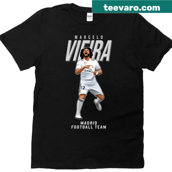 Marcelo Vieira number 12 Madrid football team graphic