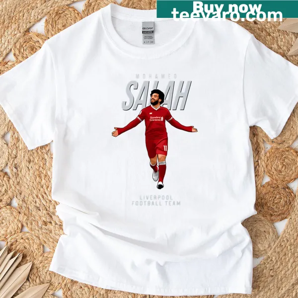T-shirt featuring Mohamed Salah 11 Liverpool FC design