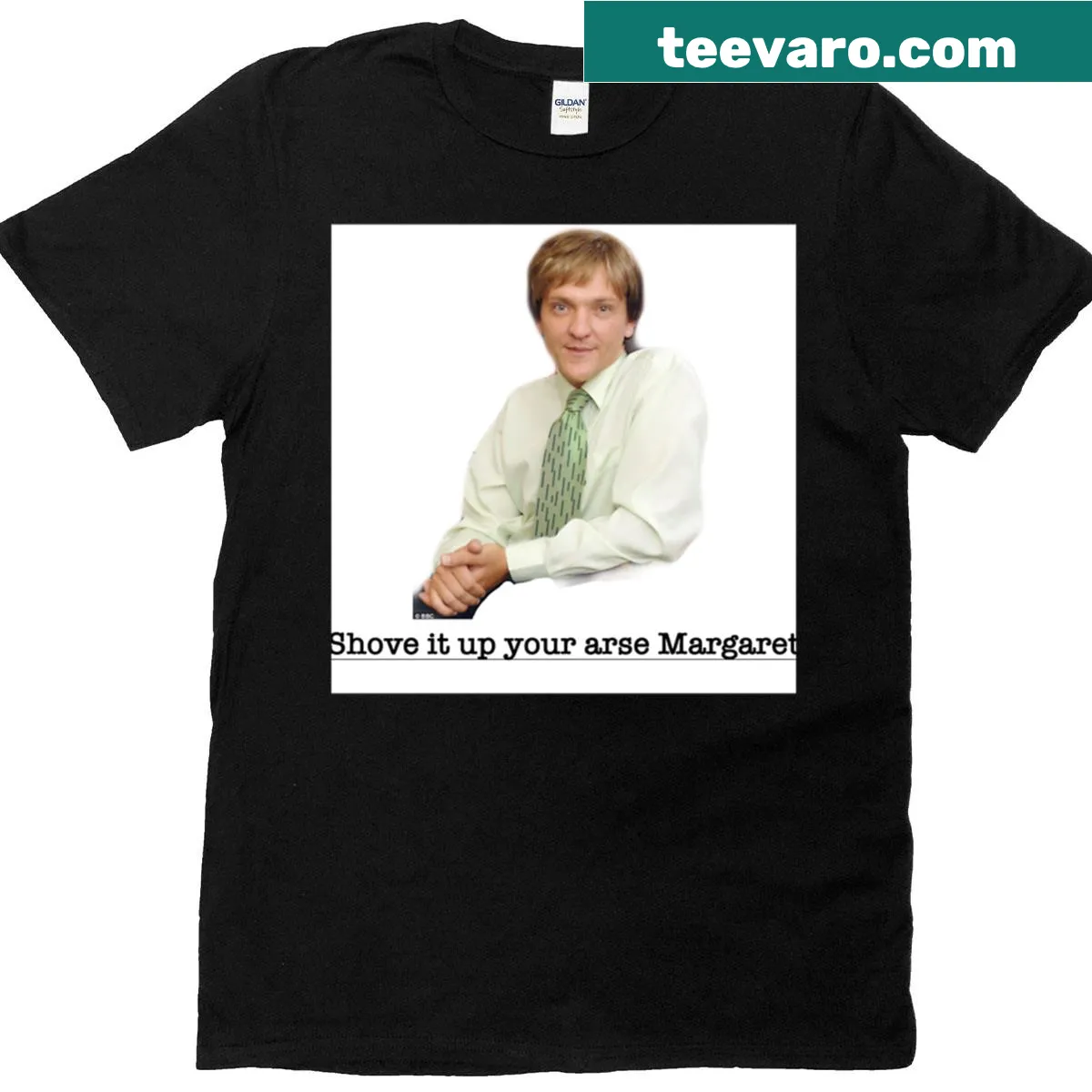 Edgy humorous phrase on a T-shirt — on a men's t-shirt