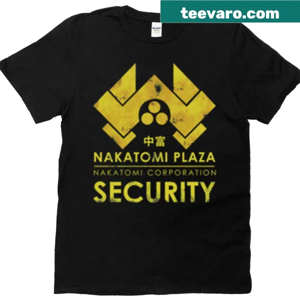 Nakatomi Security T-shirt with emblem inspired by Die Hard