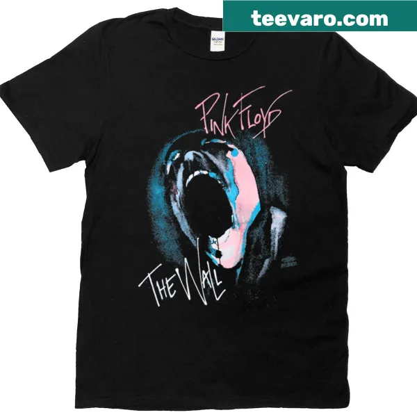 Vintage Pink Floyd The Wall graphic on t-shirt