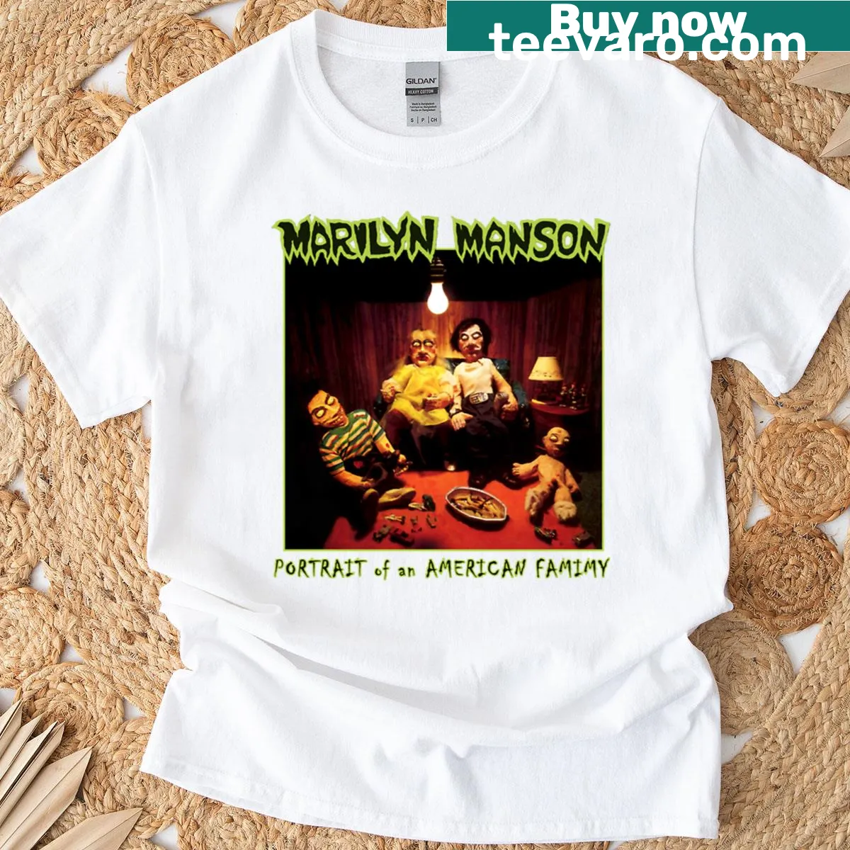 Playful T-shirt with abstract graphics and text saying 'This Appeared Pleasant'. — on a men's t-shirt