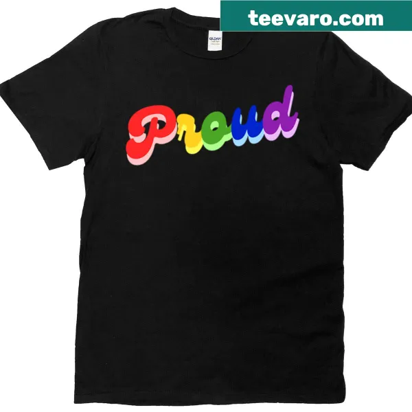 Proud LGBTQIA statement T-shirt for everyday wear.
