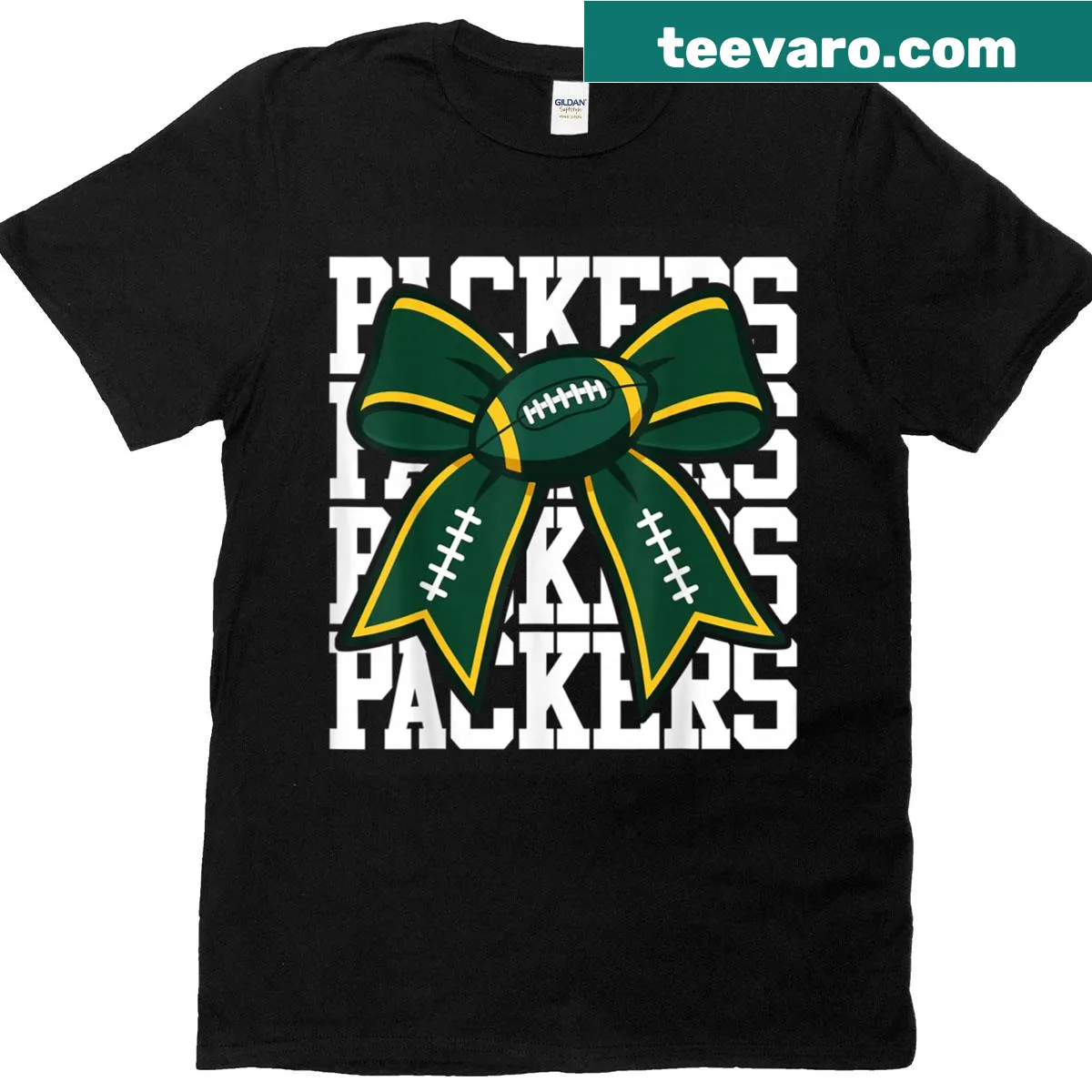 Retro T-shirt featuring a playful coquette bow — on a men's t-shirt