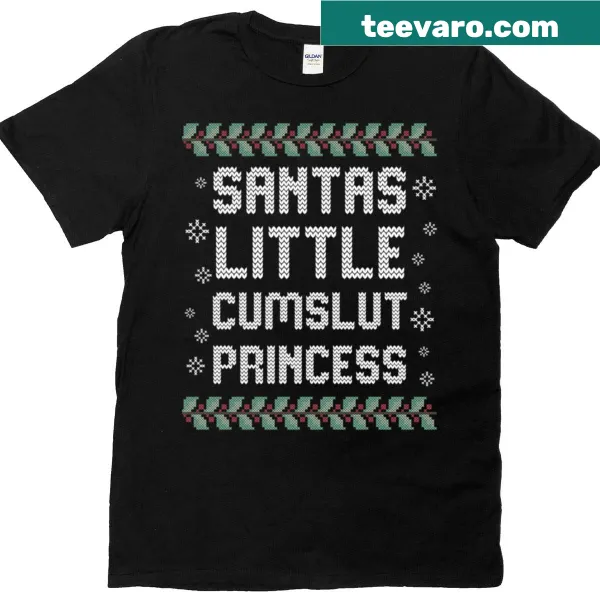 Naughty Christmas t-shirt with humorous graphic