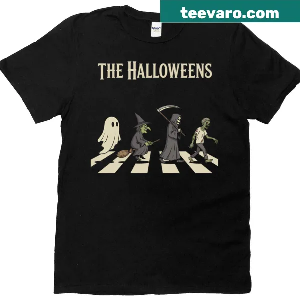 Illustrated t-shirt celebrating the Halloween spirit