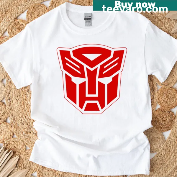 Transformer logo graphic on a T-shirt