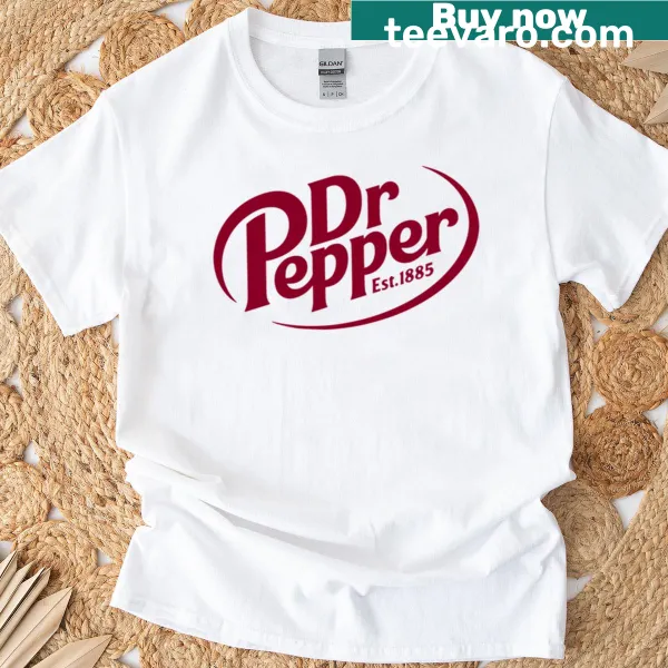 Vintage soda lover t-shirt with typography design established in 1885.