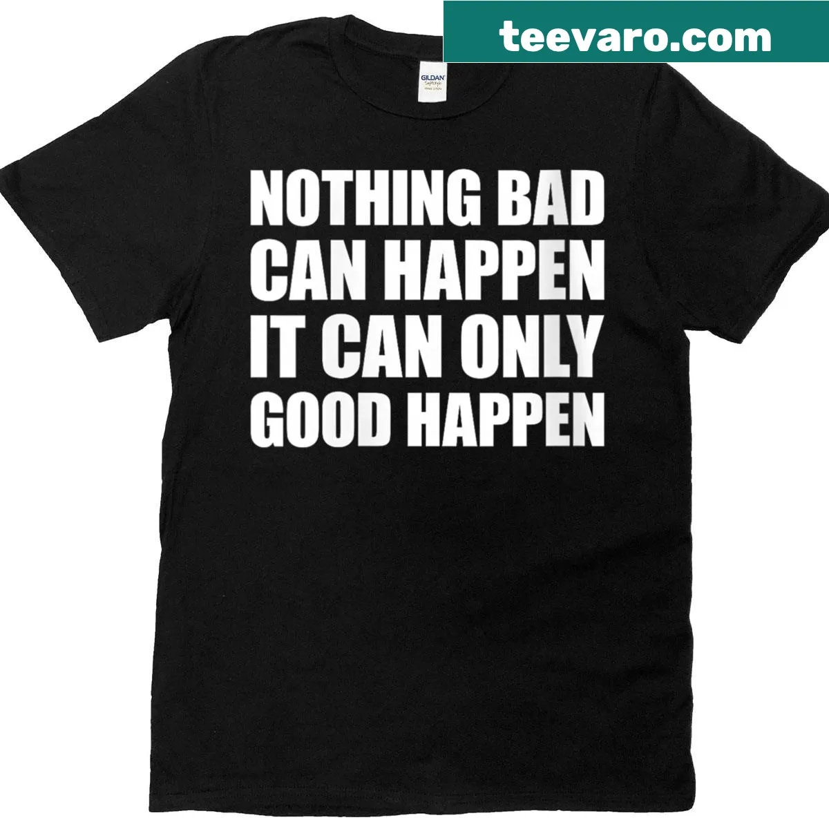 Positive message T-shirt for women — on a men's t-shirt