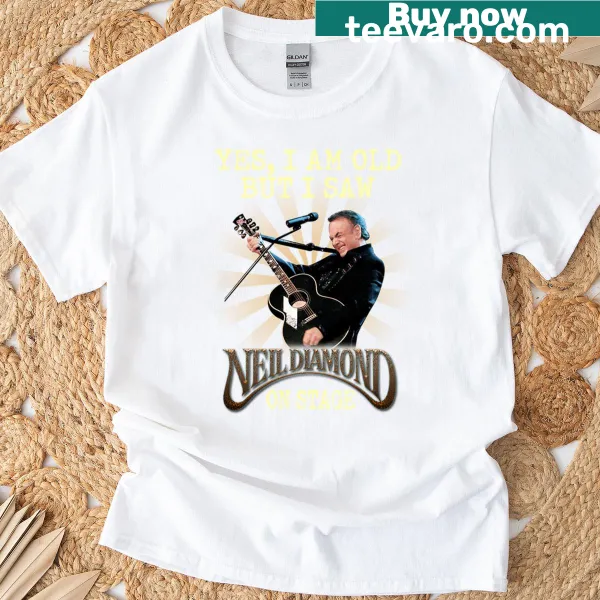 Vintage T-shirt with Yes I Am Old But I Saw On Stage quote