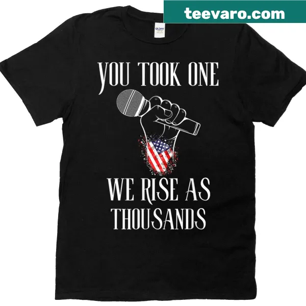 Activism quote T-shirt with bold typography