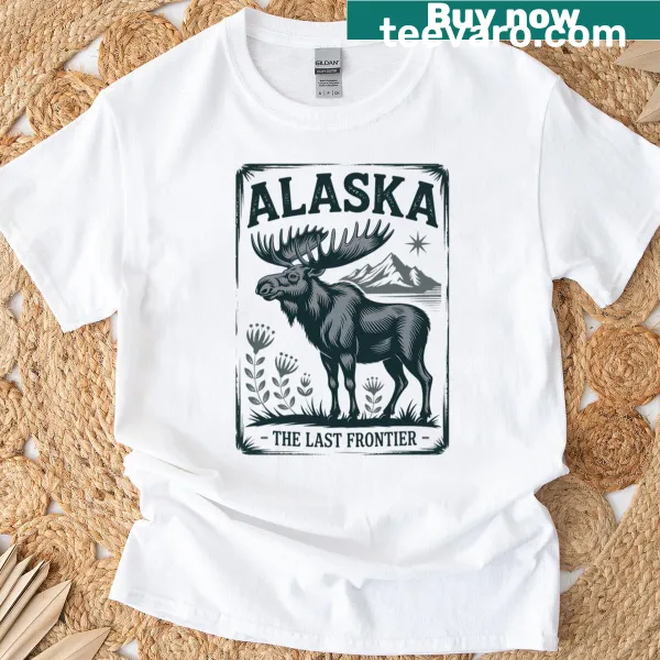 Alaska nature graphic t-shirt showcasing wilderness