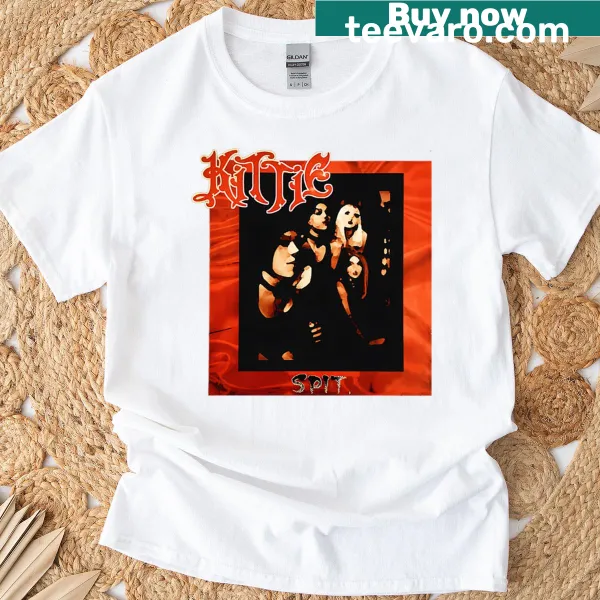 T-shirt featuring fierce female rock artwork in a metal style