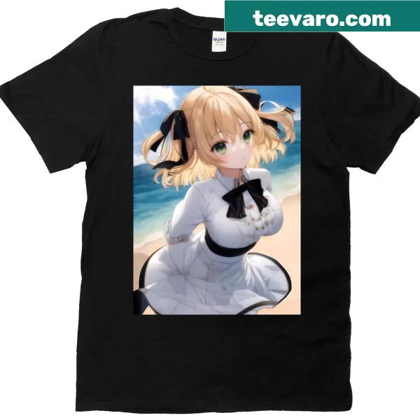 Anisphia Wynn Palettia anime character graphic T-shirt.