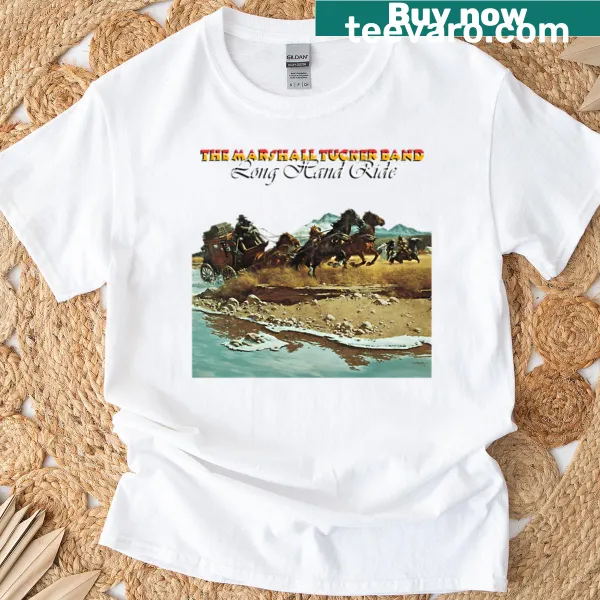 Vintage-style art rock band logo T-shirt