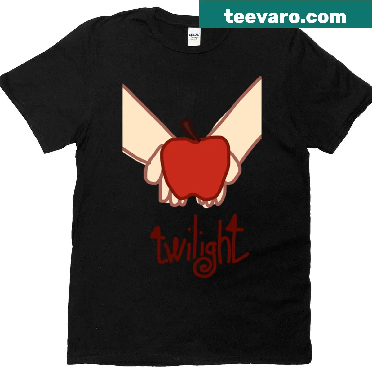 Vintage-style T-shirt with the Bad Twilight logo prominently displayed — on a men's t-shirt