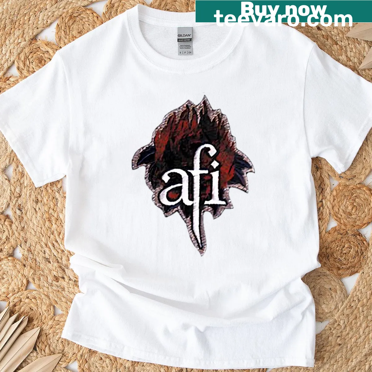 90s punk rock fan T-shirt with nostalgic design — on a men's t-shirt