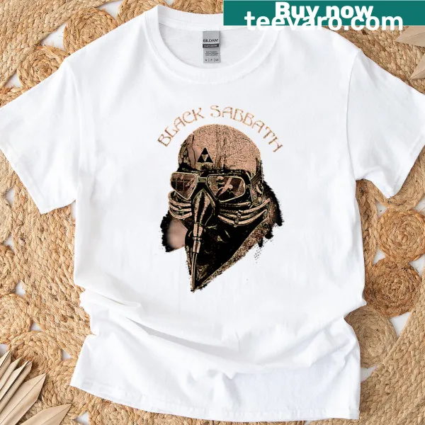 Bold graphic honoring legendary bands on a t-shirt.