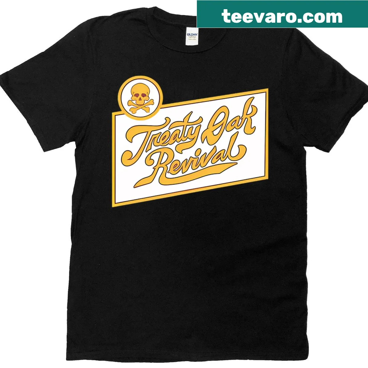 Texas music band logo t-shirt for casual wear — on a men's t-shirt
