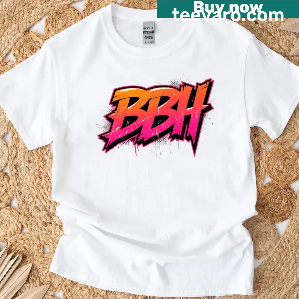 Minimalist BBH logo graphic on a casual tee
