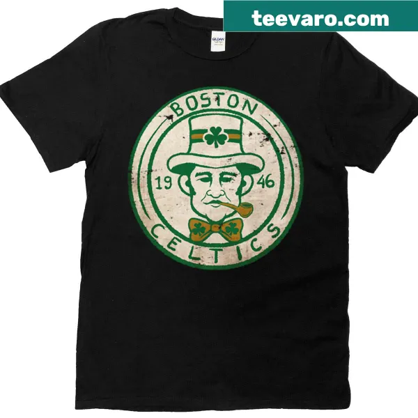 Distressed Boston Celtics vintage logo T-shirt