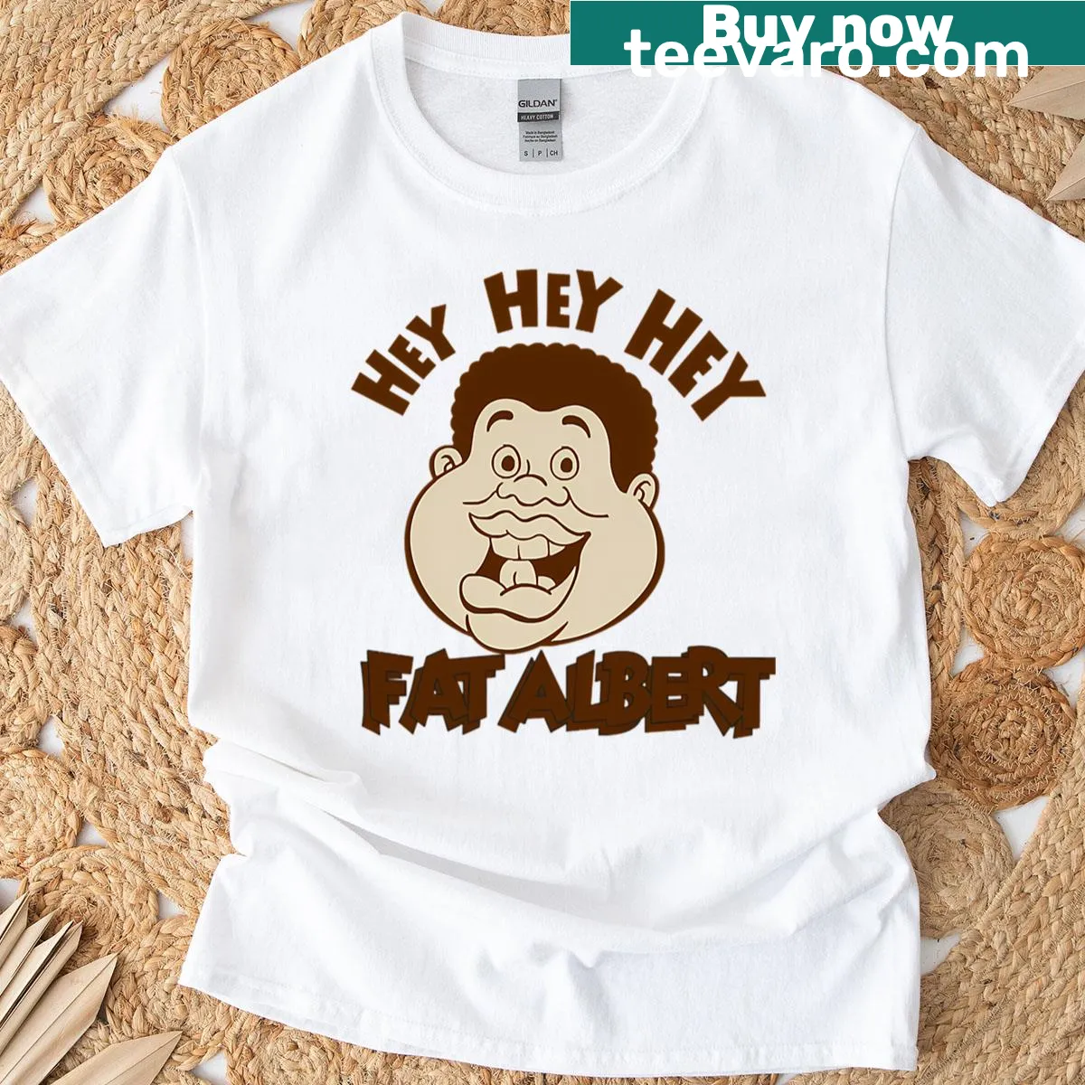 Vintage kids T-shirt featuring a cartoon comedy graphic — on a men's t-shirt