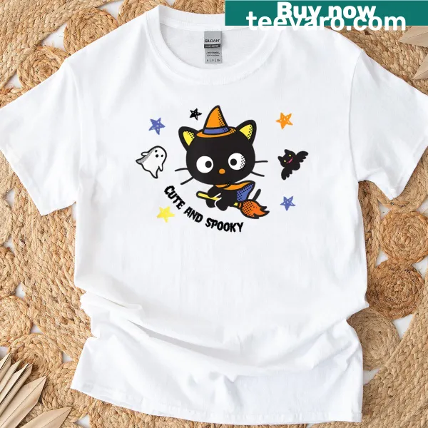 Cute Chococat Halloween T-shirt for kids with playful graphics