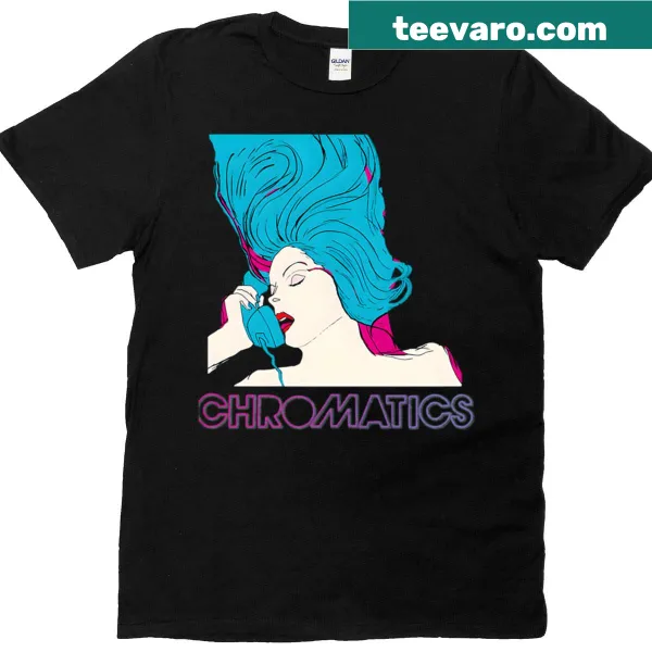 Band logo t-shirt for Chromatics fans