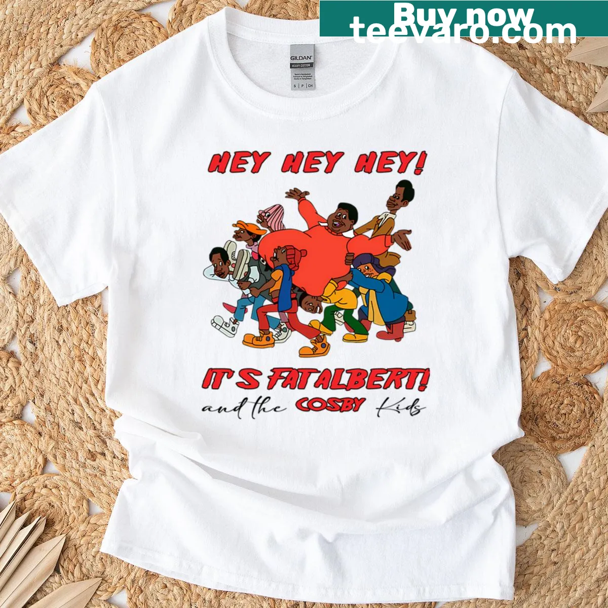 Vintage cartoon-themed T-shirt for kids with funny movie graphics — on a men's t-shirt