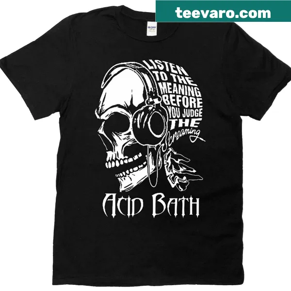 Vintage band logo humorous design on a t-shirt