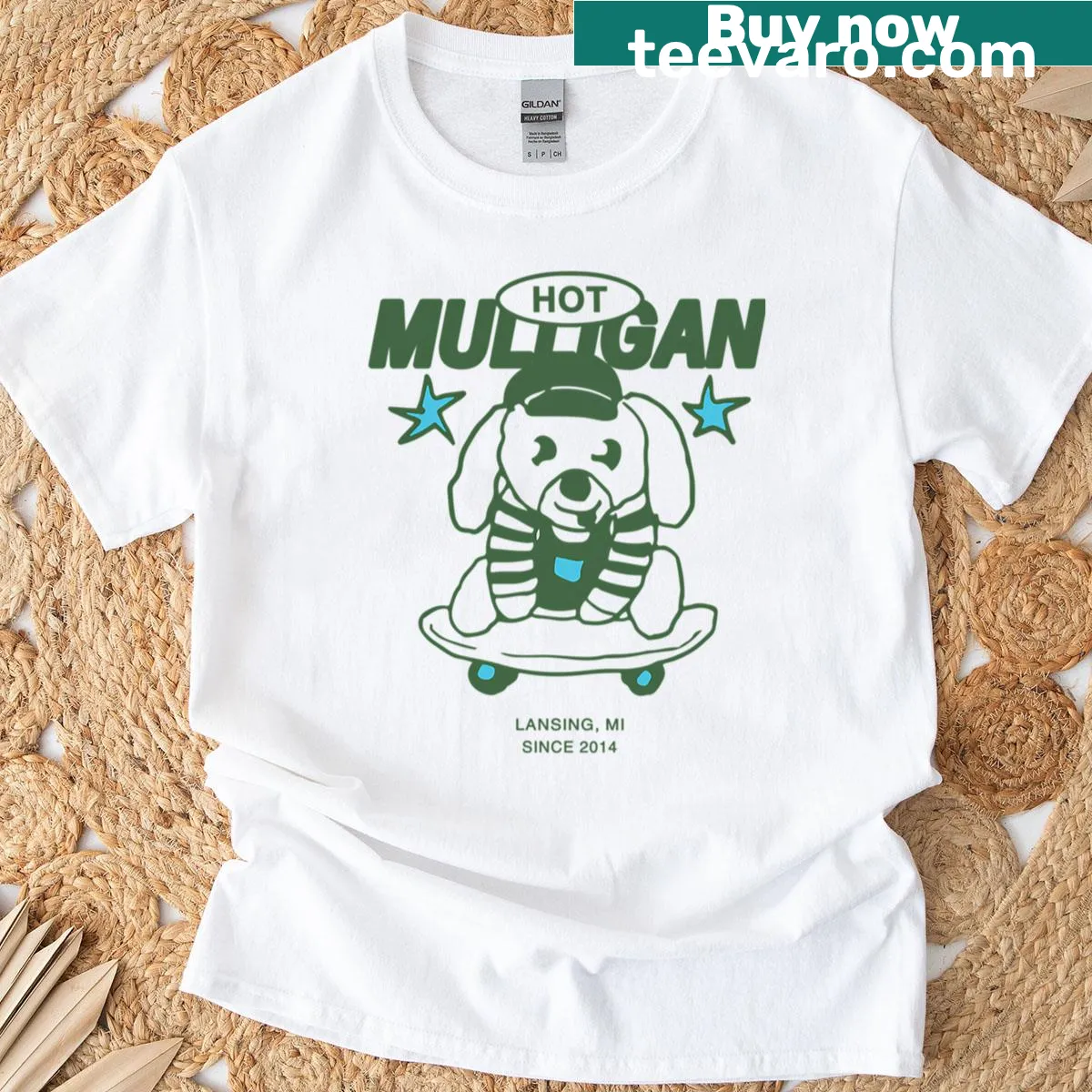 Vintage concert music band tour graphic T-shirt — on a men's t-shirt