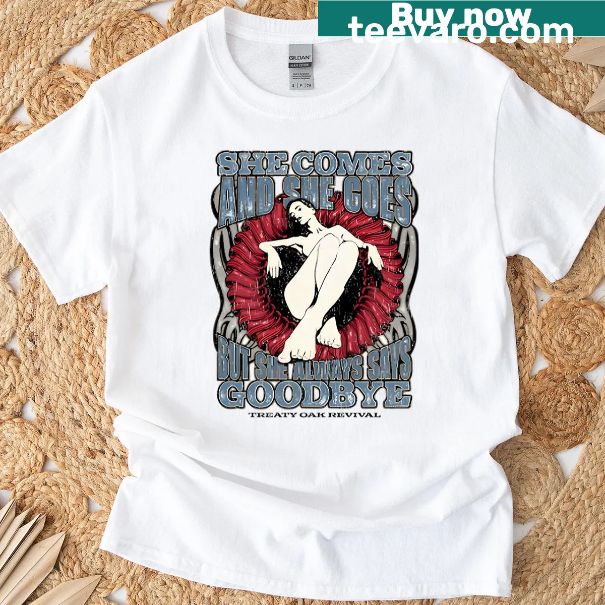 Distinctive logo T-shirt celebrating Texas country music — on a men's t-shirt