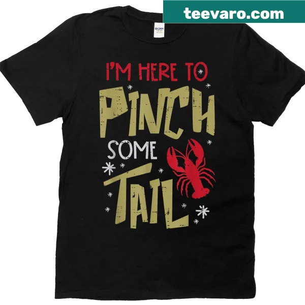 Crawfish-themed humorous t-shirt with fun text design