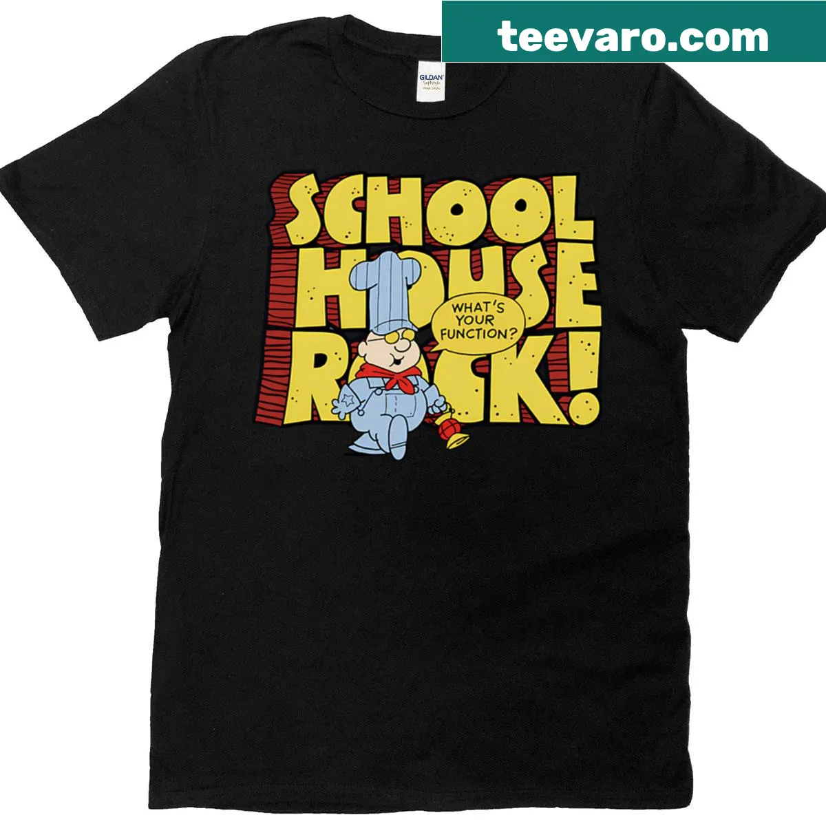 Vintage cartoon movie logos on a kids' funny t-shirt — on a men's t-shirt
