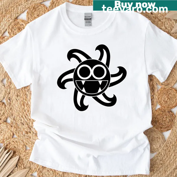 T-shirt featuring a haunting Death Spiral graphic