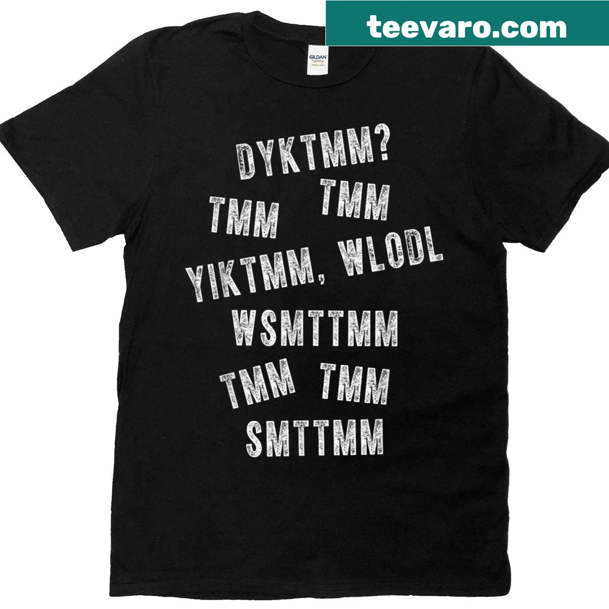 Funny Do You Know The Muffin Man quote T-shirt — on a men's t-shirt