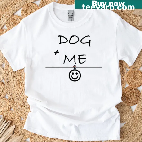 Humorous 'Dog Me' design T-shirt for dog lovers