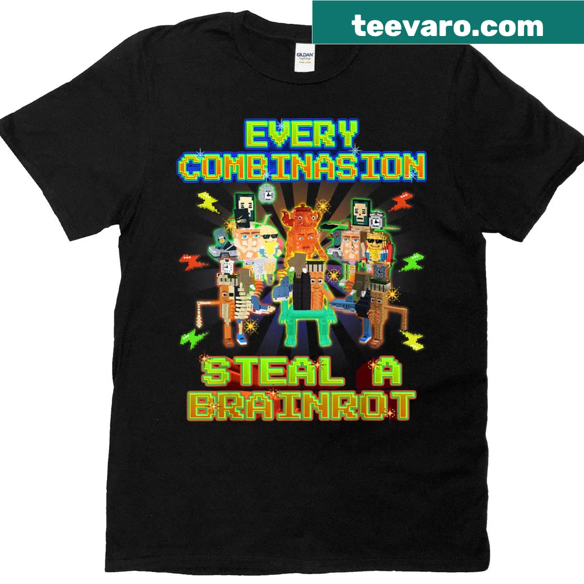 Funny typography T-shirt expressing creativity and humor for kids — on a men's t-shirt