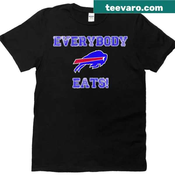 Everybody Eats typographic T-shirt