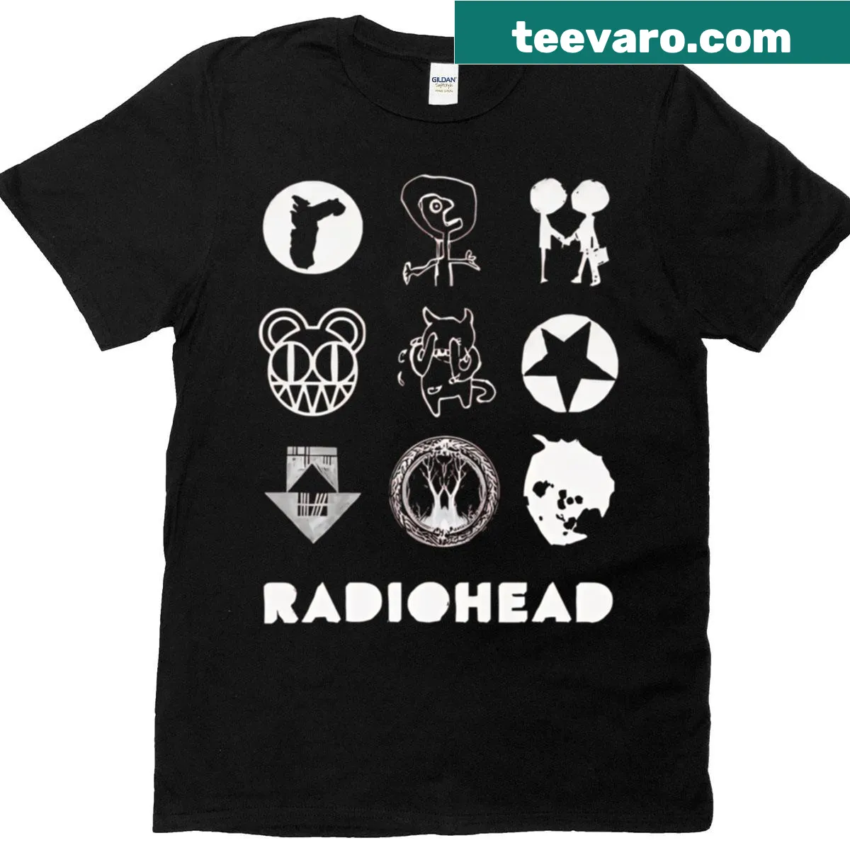Vintage style Factory Merch Band T-shirt — on a men's t-shirt