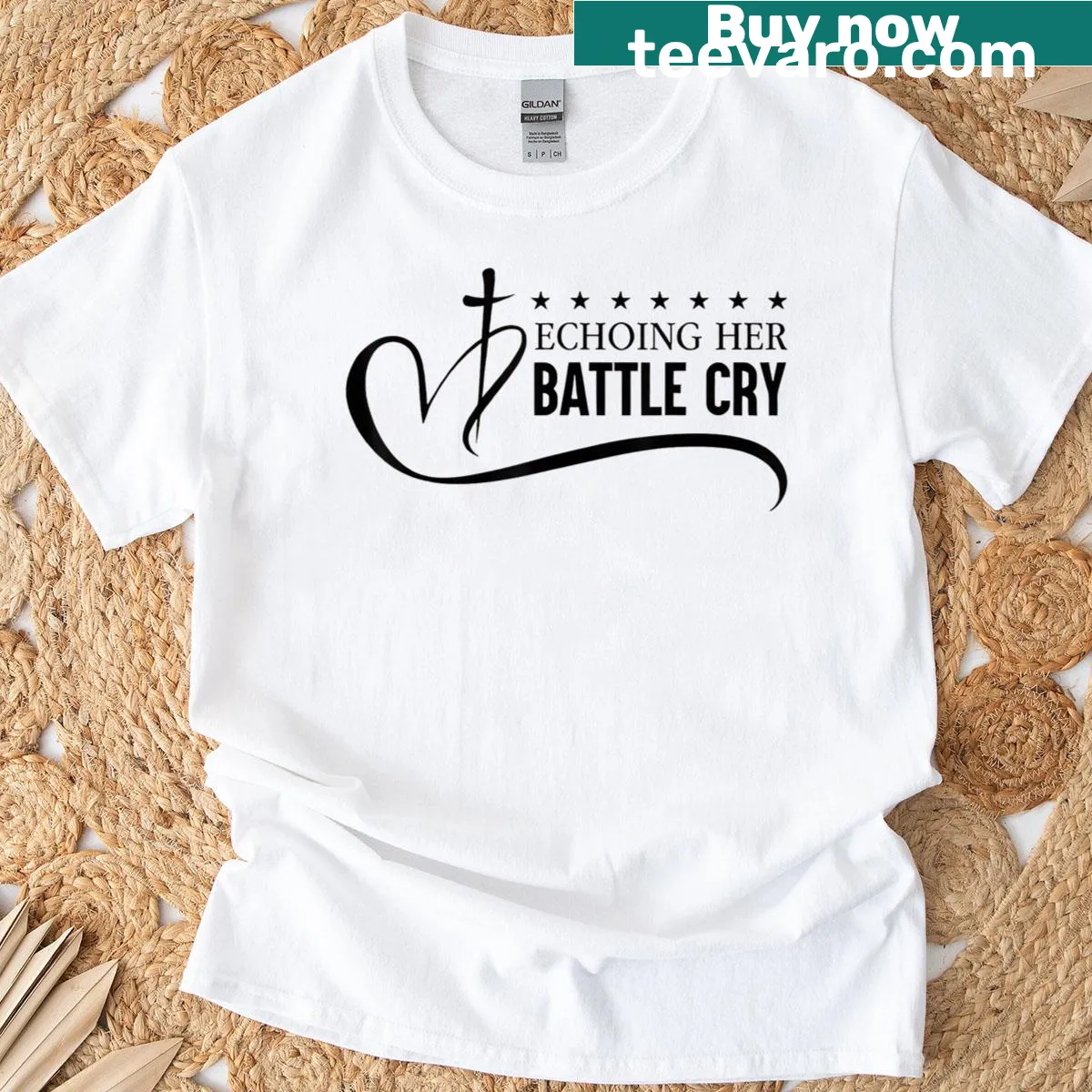 Christian-themed Freedom T-shirt with meaningful message — on a men's t-shirt