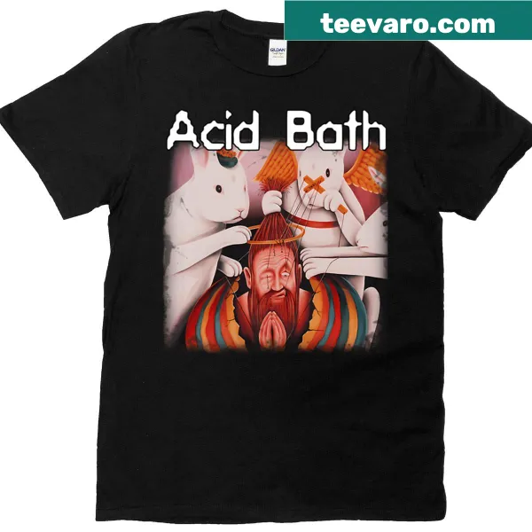 Vintage concert logo graphic t-shirt with a humorous twist