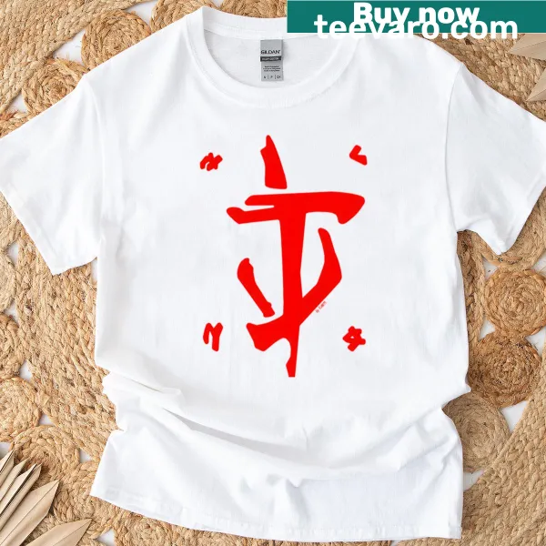 Vintage-style T-shirt with a demon slayer video game graphic