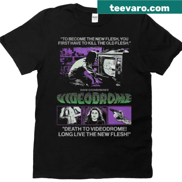 Vintage horror movie t-shirt celebrating classic scary films