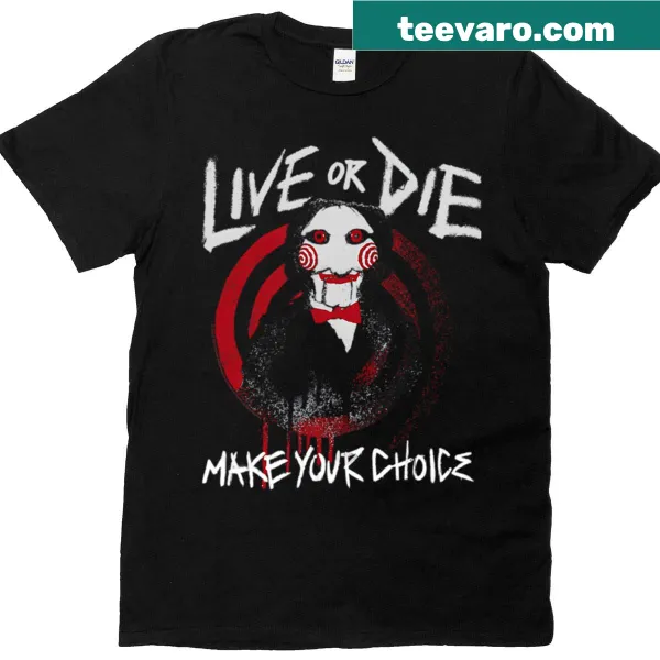 Vintage horror character logo t-shirt for Halloween lovers