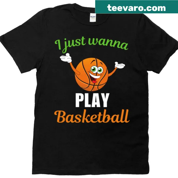 Playful t-shirt expressing love for basketball